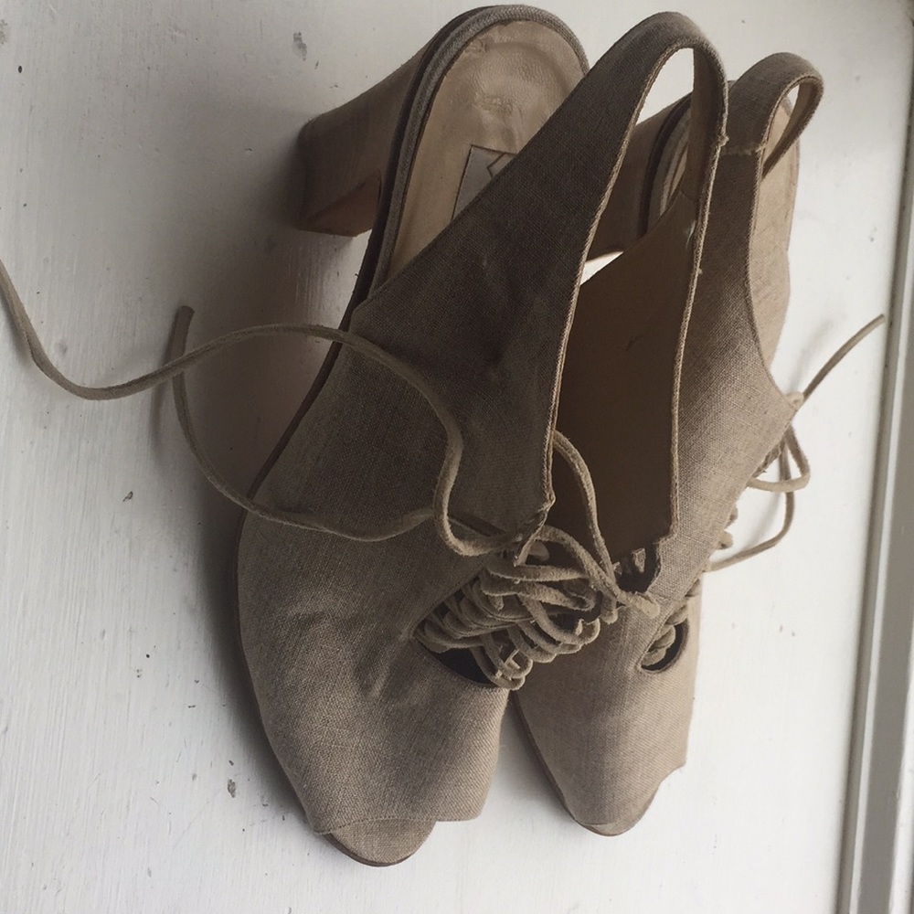 Via spiga  linen shoes 8.5